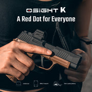 Osight K 6 MOA Red Dot Sight with RMSc Footprint and Side-Loading Battery