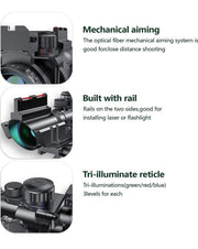 4x32 Scope with Fiber Optic Sight