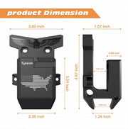 Gun Rack Wall Mount for 223/5.56 Rifle + Magazine, AR15