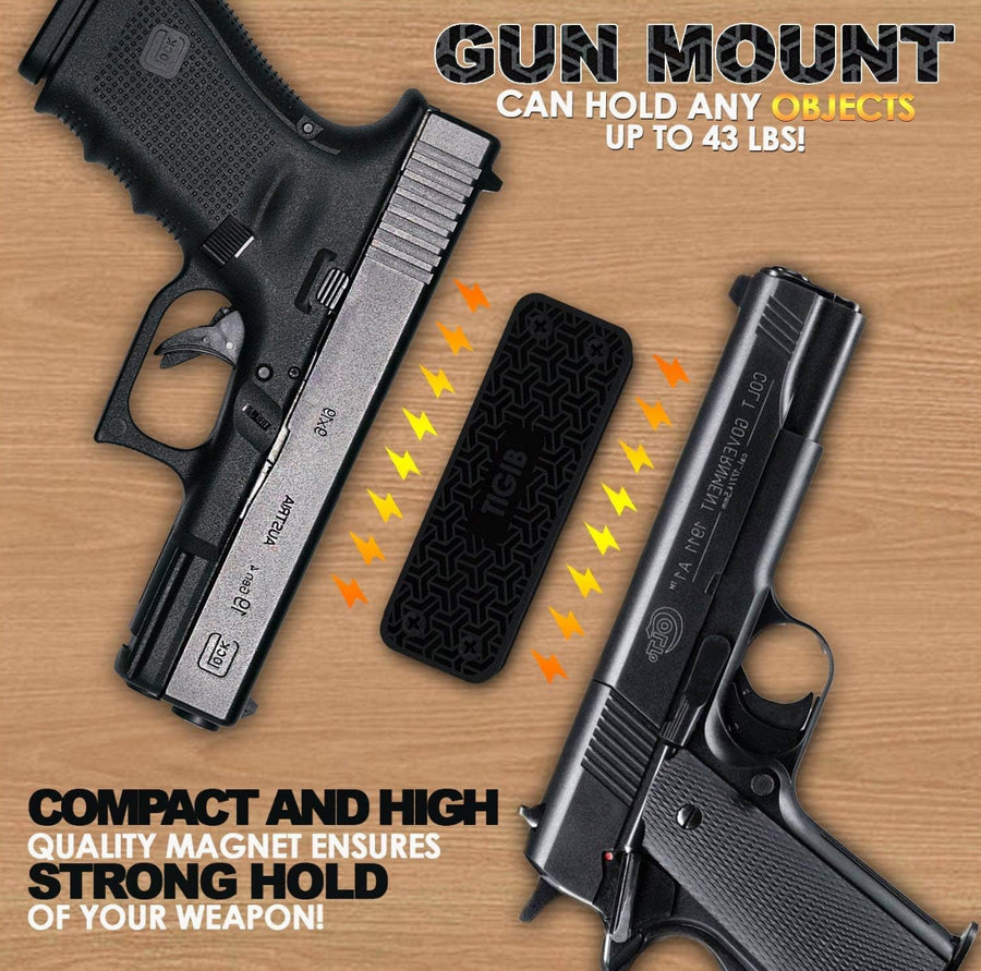 Rubber Coated Magnetic Mount with Tape
