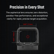 Osight SE RMSc Footprint Enclosed Red Dot Sight with Replaceable Battery