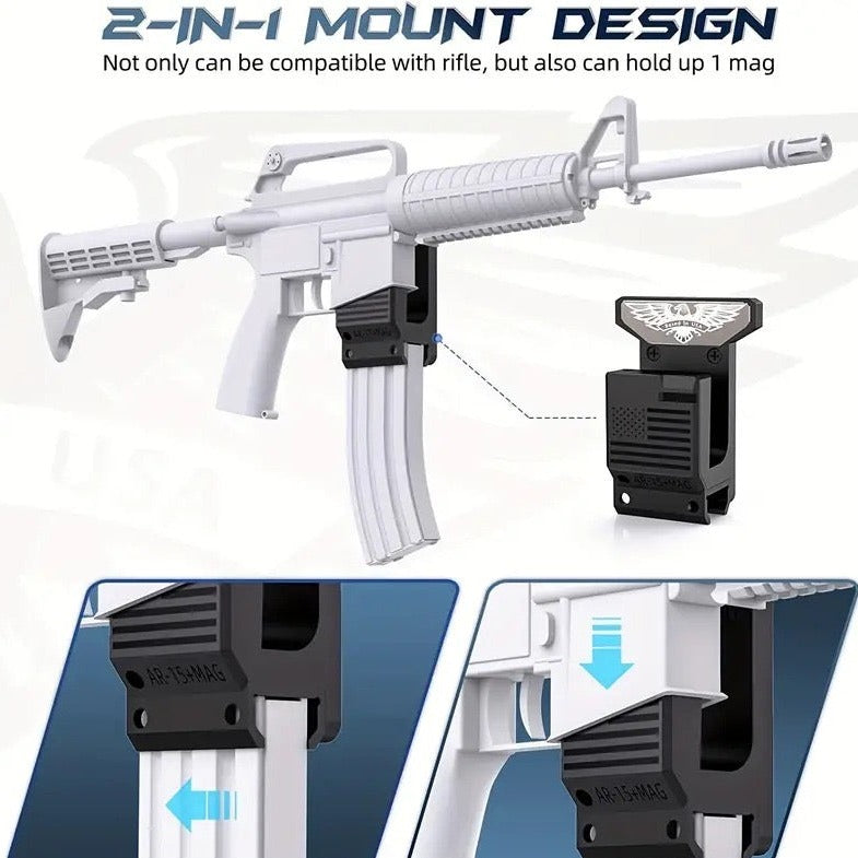 Wall Mount With Mag Storage AR's