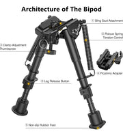 Imported Bipod with Quick Release Adapter
