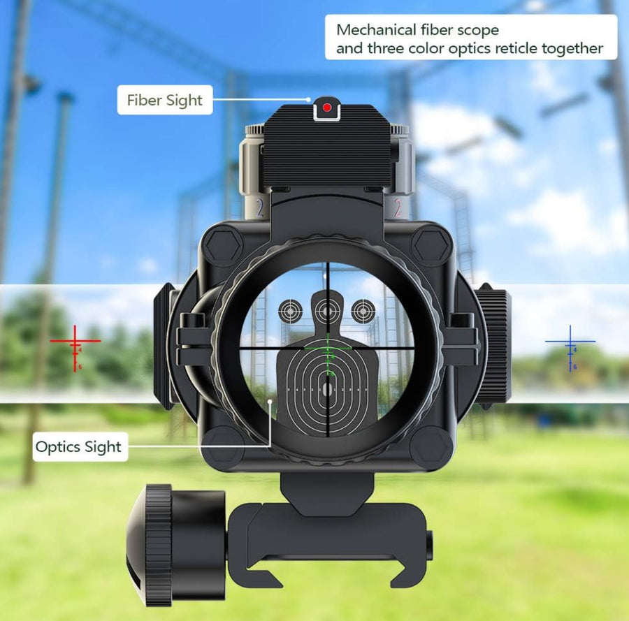 4x32 Scope with Fiber Optic Sight