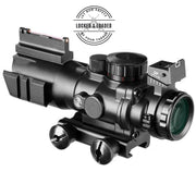 4x32 Scope with Fiber Optic Sight