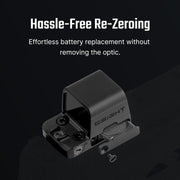 Osight SE RMSc Footprint Enclosed Red Dot Sight with Replaceable Battery
