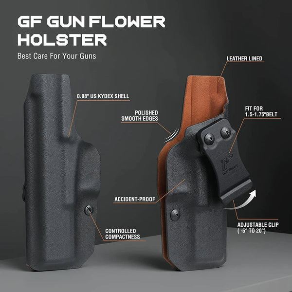 Kydex Holster with Internal Lining for G19