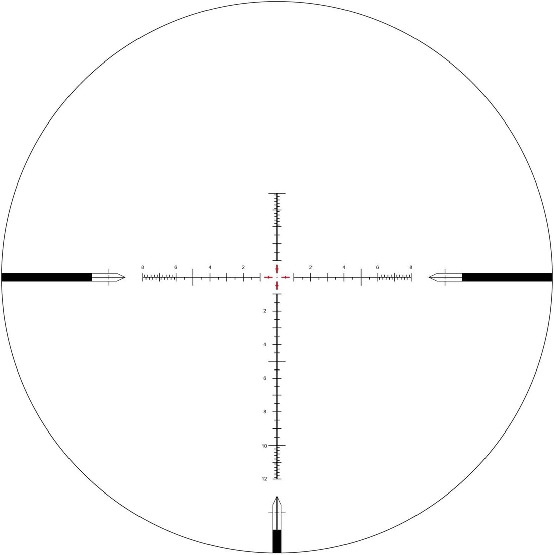 Arken Optics SH-4J 6-24X50 Rifle Scope FFP Illuminated Reticle with Zero Stop 34mm Tube