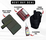4 - IN - 1 DEAL | Belly Band - Fiber Holster - Imported Cleaning Kit - Cleaning Oil