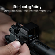 Osight C 3 MOA Dot & 32 MOA Circle MultiReticle System Red Dot Sight with Large Window and Side-Loading Battery