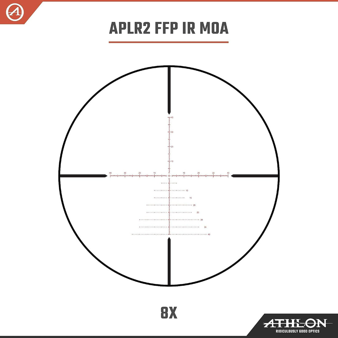 Athlon Optics Argos BTR 8-34X56 FFP IR ATMR MOA Reticle Riflescope
