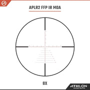 Athlon Optics Argos BTR 8-34X56 FFP IR ATMR MOA Reticle Riflescope