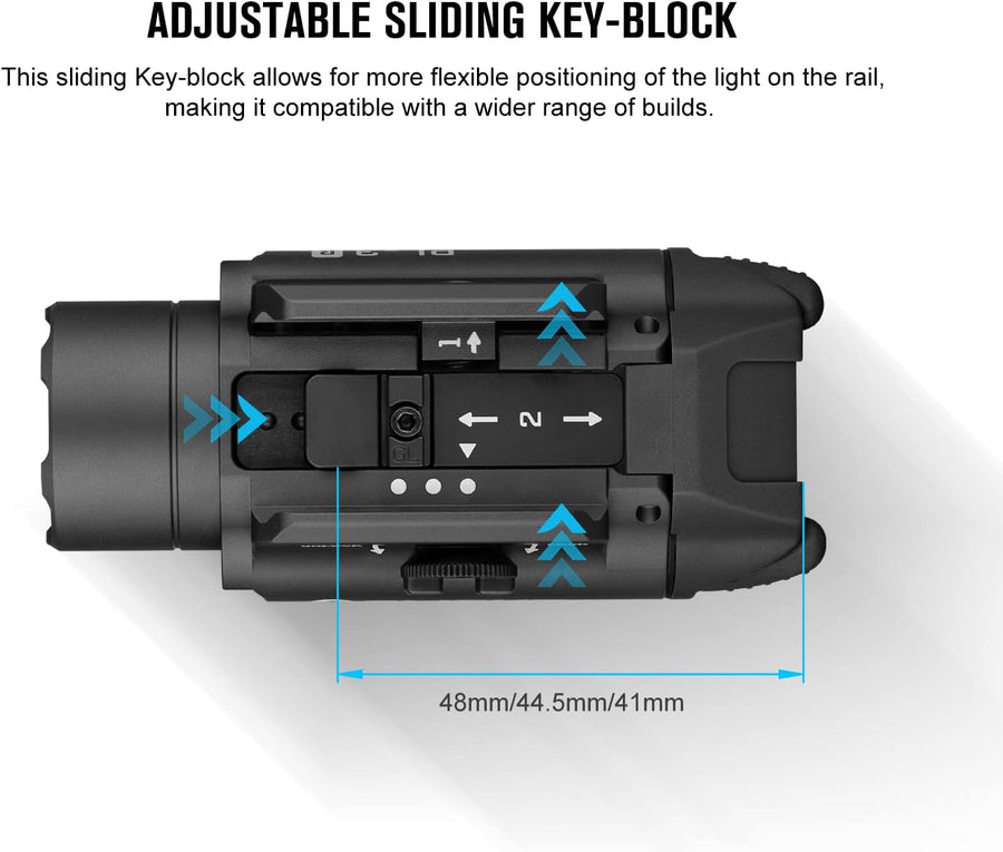 OLIGHT PL-3R Valkyrie Rechargeable Tactical Light, 1500 Lumens