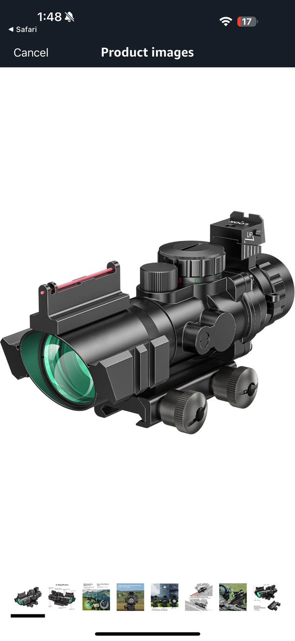4x32 Scope with Illuminated Reticle