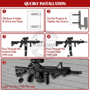 Wall Mount With Mag Storage AR's