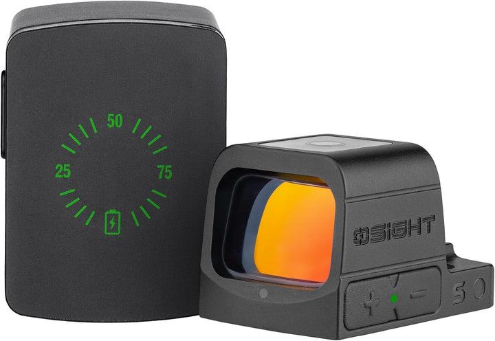 OLIGHT Osight S Multi-Reticle Micro Enclosed Sight with Charging Cover, 2 MOA Dot & 32 MOA Circle for RMSc Footprint