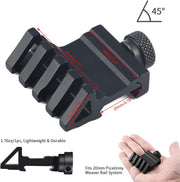 Tactical 45 Degree Angle Offset Rail Mount
