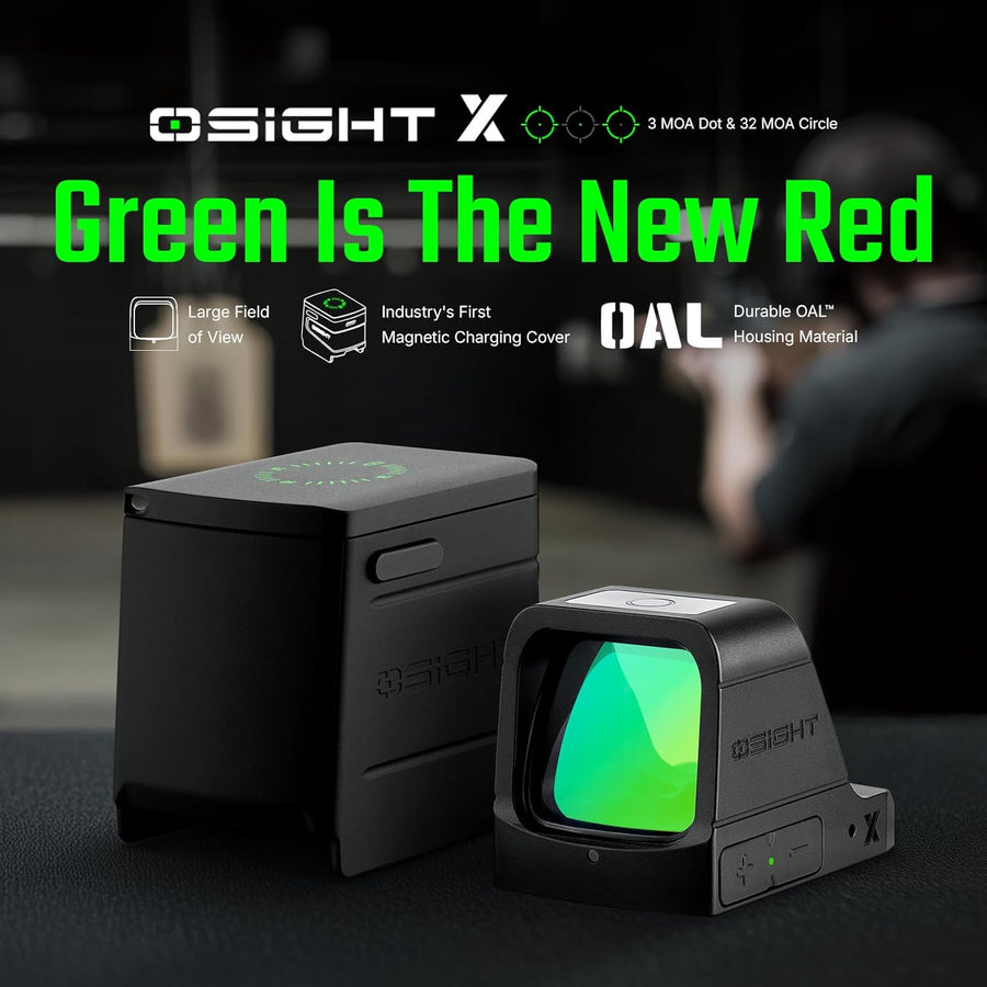 Olight Osight X Multi-Reticle 3 MOA Dot & 32 MOA Circle Open Reflex Sight