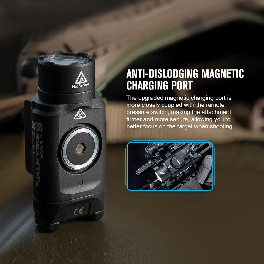 OLIGHT PL-3R Valkyrie Rechargeable Tactical Light, 1500 Lumens