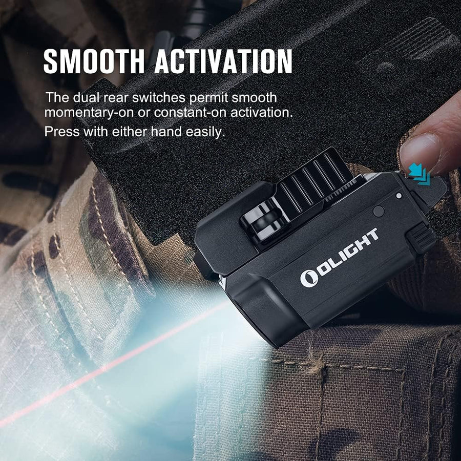 Olight Baldr RL Mini 600 Lumens LED LIGHT with Red Laser