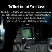 Olight Osight X Multi-Reticle 3 MOA Dot & 32 MOA Circle Open Reflex Sight