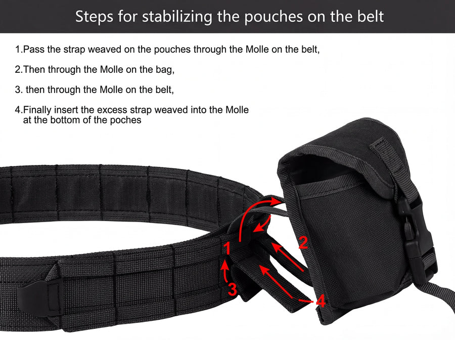 8-in-1 Tactical War Belt System