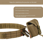 8-in-1 Tactical War Belt System