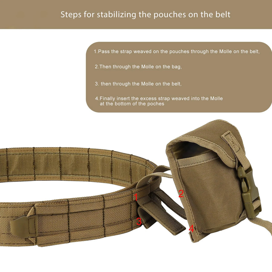 8-in-1 Tactical War Belt System