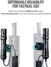 OLIGHT Odin 2000 Lumens Picatinny Rail Mounted Rechargeable Tactical Flashlight