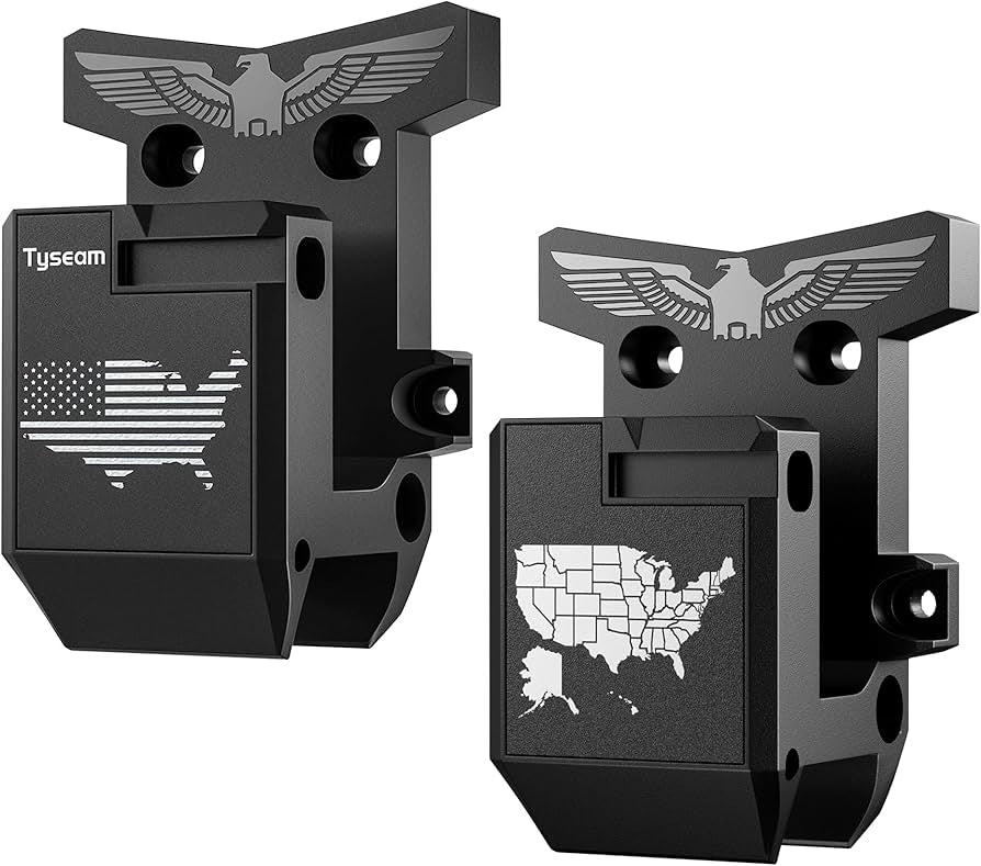 Gun Rack Wall Mount for 223/5.56 Rifle + Magazine, AR15