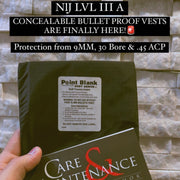 BULLET PROOF VEST VIP PROTECTION LVL 3A