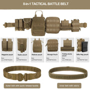 8-in-1 Tactical War Belt System