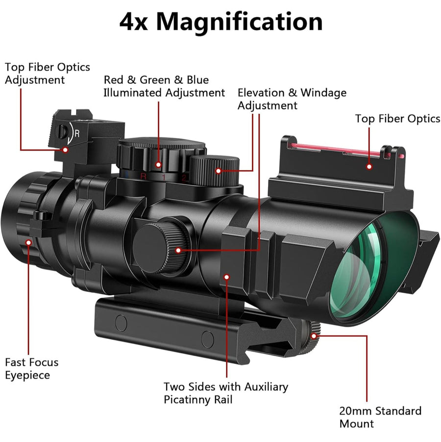 4x32 Scope with Iluminated Reticle