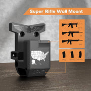 Gun Rack Wall Mount for 223/5.56 Rifle + Magazine, AR15 Rifle Wall Rack Runner Mount