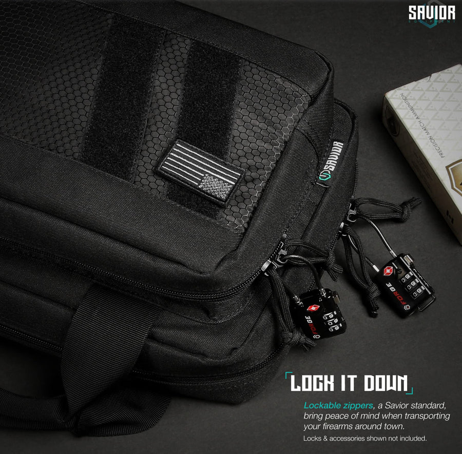 Savior Equipment Dual Pistol Bag MADE IN USA!