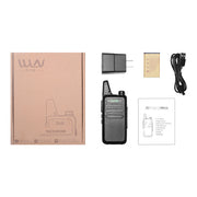 WLN KD-C1 Walkie Talkie Pair - 16CH UHF For Businesses / Hotels / Schools & Protocols