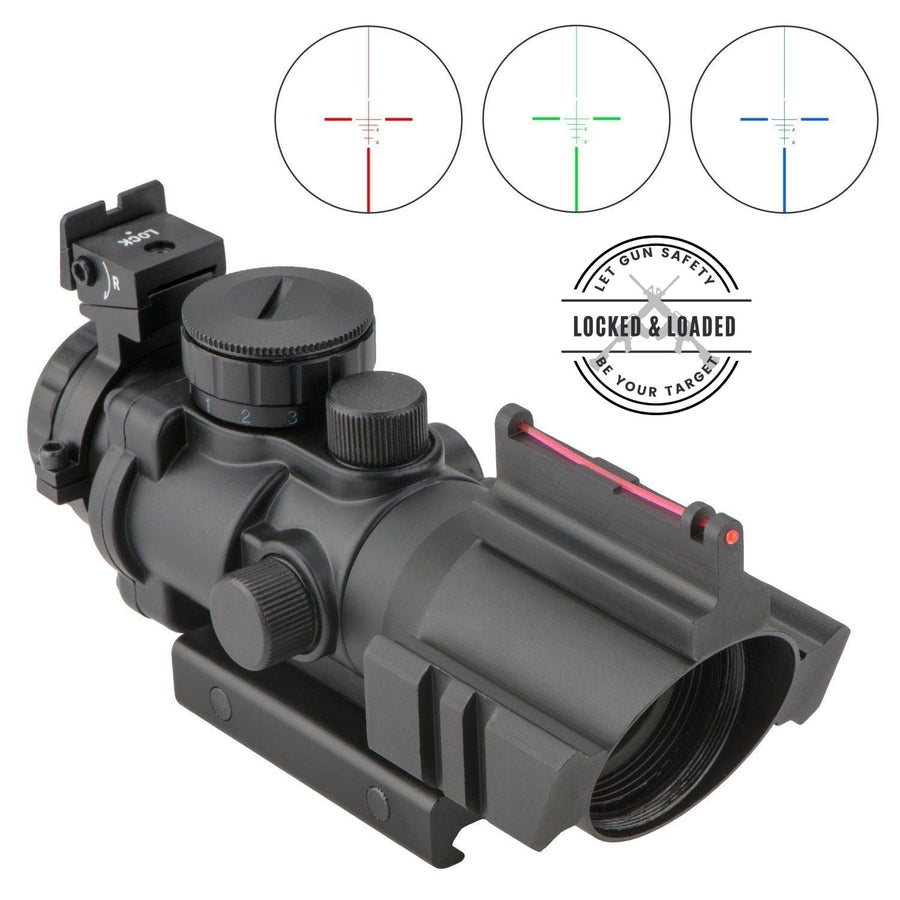 4x32 Scope with Fiber Optic Sight