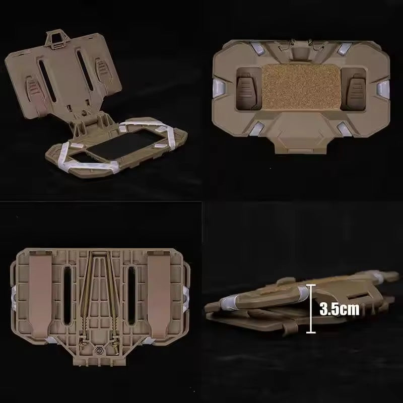Tactical Molle Folded Navigation Board & Mobile Phone Holder for Vests