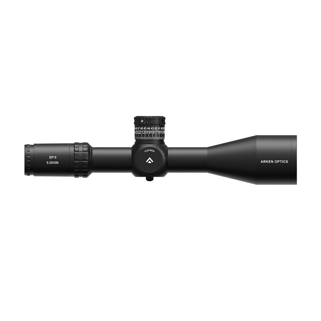 Arken Optics EP5 5-25X56 Rifle Scope FFP VPR MOA Illuminated Reticle with Zero Stop 34mm Tube