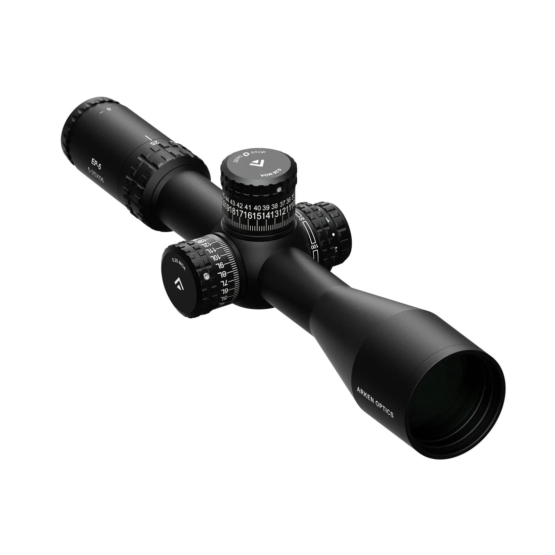Arken Optics EP5 5-25X56 Rifle Scope FFP VPR MOA Illuminated Reticle with Zero Stop 34mm Tube