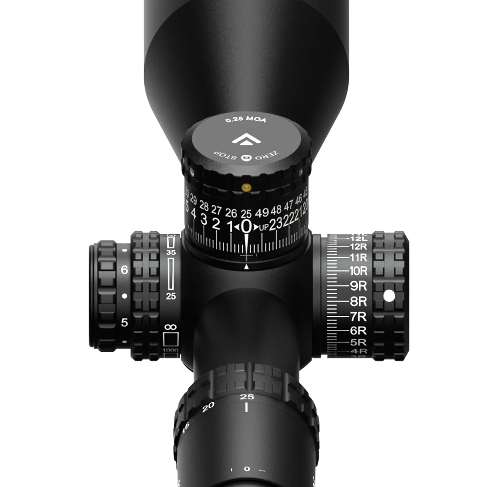 Arken Optics EP5 5-25X56 Rifle Scope FFP VPR MOA Illuminated Reticle with Zero Stop 34mm Tube