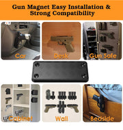 Rubber Coated Magnetic Mount with Tape