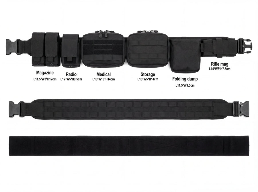 8-in-1 Tactical War Belt System