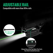 COMPACT RED LASER N FLASH COMBO - RECHARGEABLE