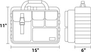 Tactical Molle Messenger Shoulder Bag Waterproof Nylon Combat Crossbody Backpack Multifunction Outdoor Bag