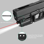 COMPACT RED LASER N FLASH COMBO - RECHARGEABLE
