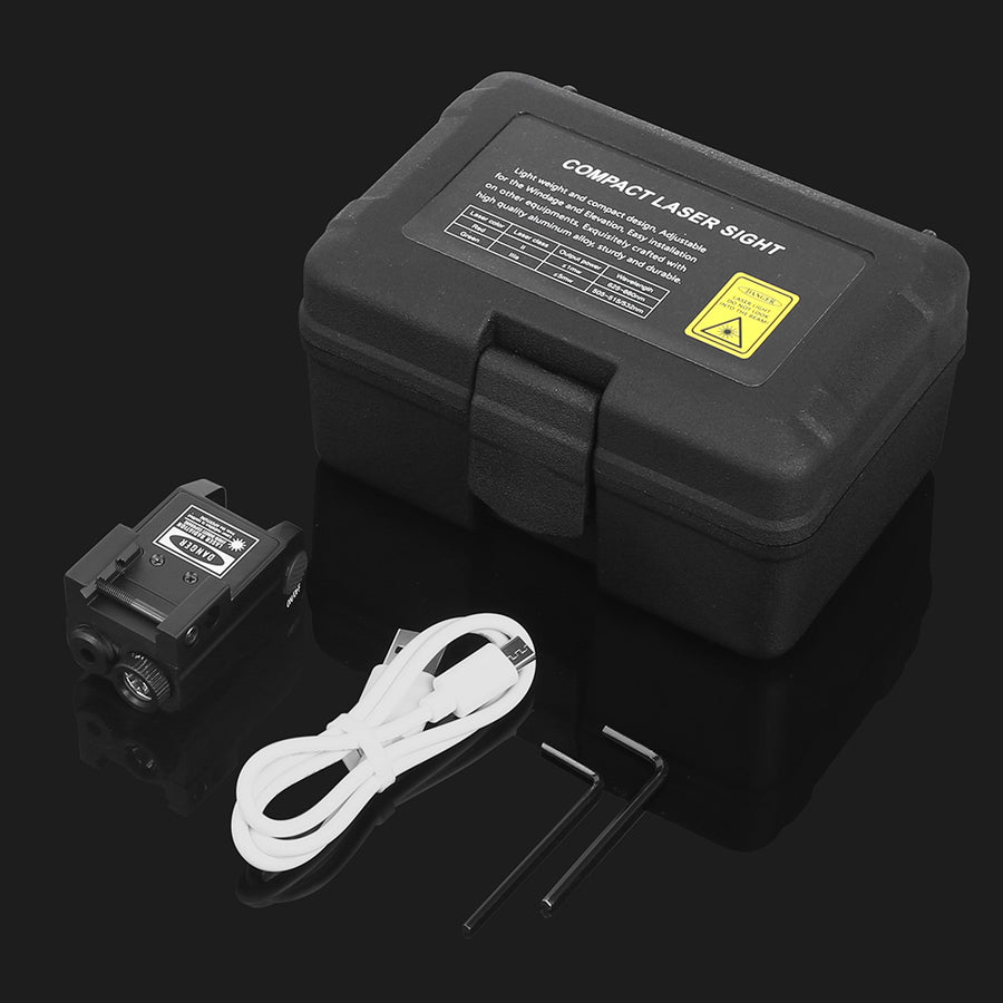 COMPACT RED LASER N FLASH COMBO - RECHARGEABLE