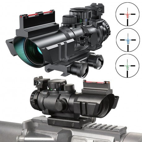 4x32 Scope with Fiber Optic Sight