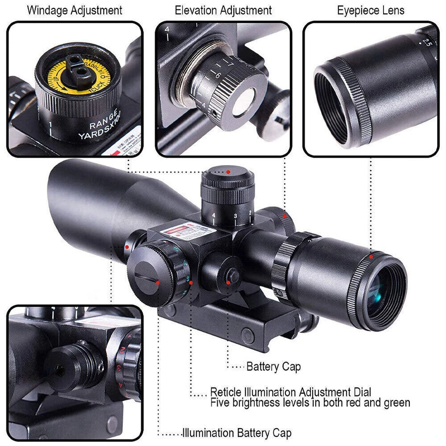 M9 2.5–10×40 Multi-Use Optical Device with Dual Illumination