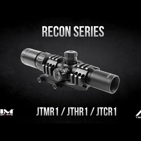 AIM Sports Recon Series 1.5-4x30 Illuminated Scope